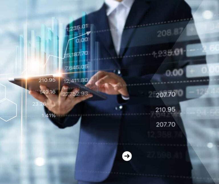 Business professional analysing financial data for commercial loan refinancing for Australian entrepreneurs