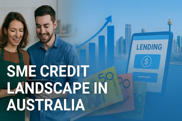 SME credit landscape in Australia showing business growth, lending trends, and financial success.