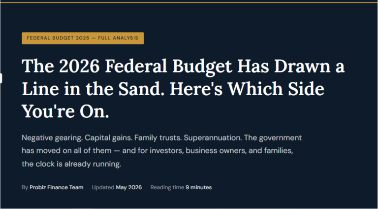 The 2026 Federal Budget, Australia